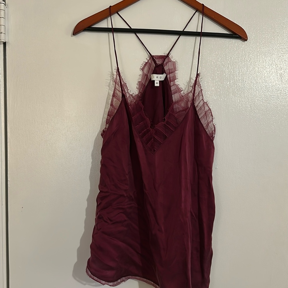 IRO purple lace tank